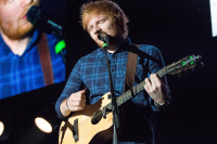 Ed Sheeran při koncertě v Tipsport Areně 12. 2. 2015