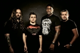 Současná sestava Sepultury - zleva Andreas Kisser, Eloy Casagrande, Derrick Green, Paulo Jr.