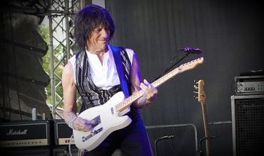 Jeff Beck při koncertě na Pražském hradě v 4. 6. 2014